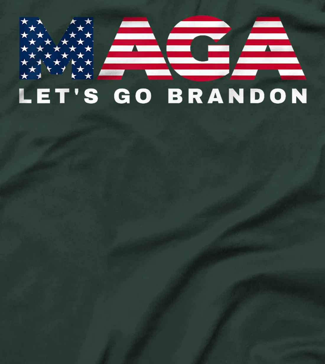 MAGA Let's Go Brandon USA Flag 4th of July 2024 Trump Tee T-Shirt