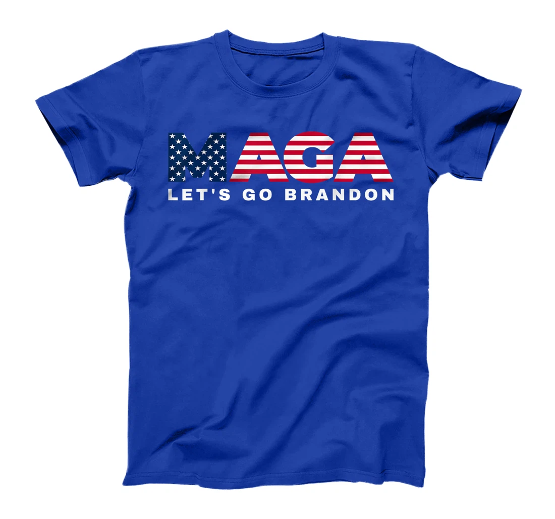 MAGA Let's Go Brandon USA Flag 4th of July 2024 Trump Tee T-Shirt