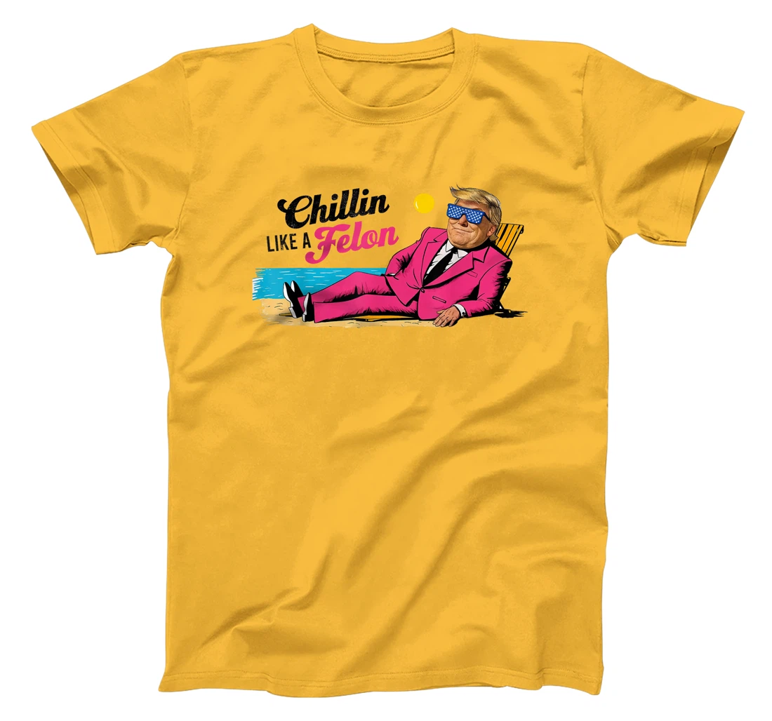 President Donald Trump Chillin' Like A Felon Summer 2024 T-Shirt