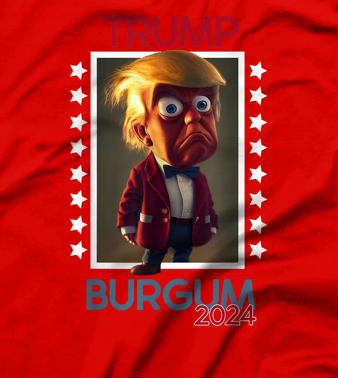 Funny Trump Burgum Grumpy Election T-Shirt