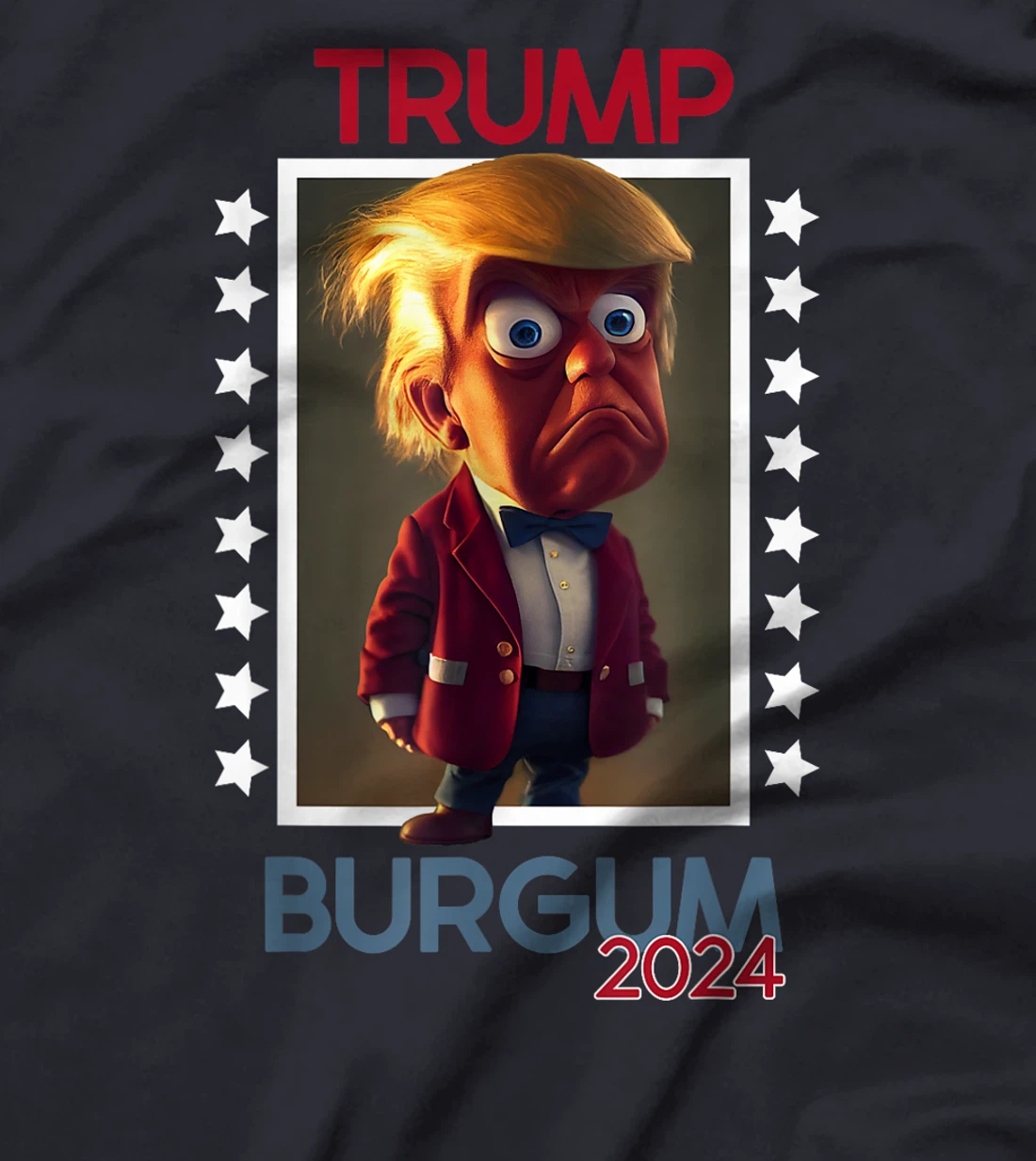 Funny Trump Burgum Grumpy Election T-Shirt