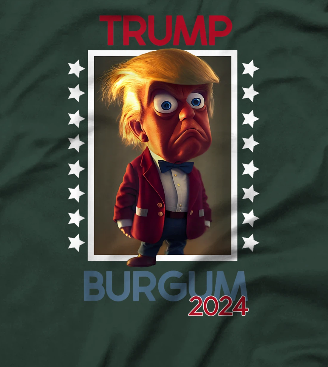 Funny Trump Burgum Grumpy Election T-Shirt