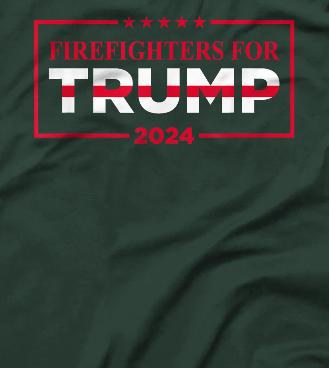 Firefighters For Trump 2024 T-Shirt