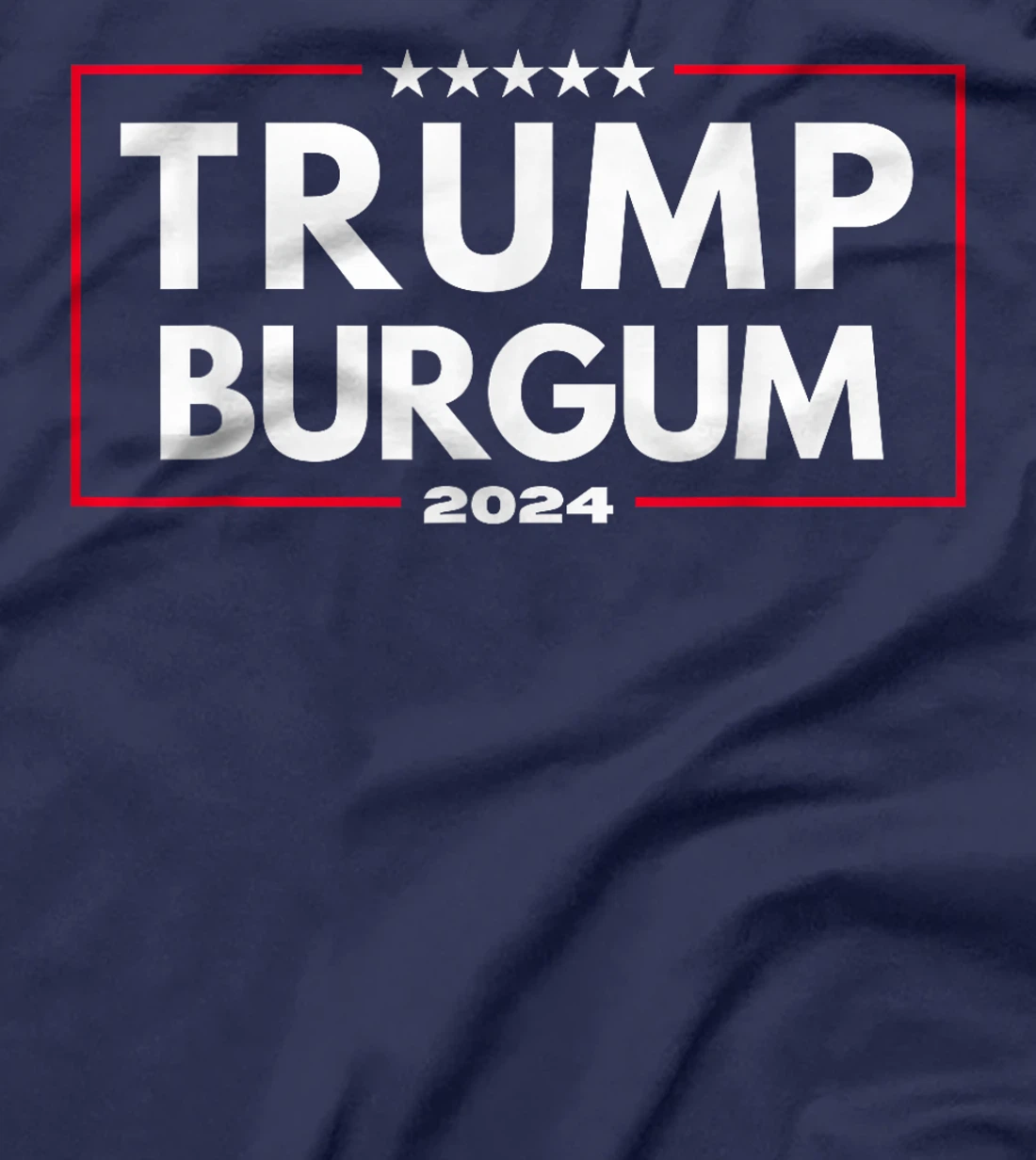 Trump Burgum 2024 Republican Men and Women T-Shirt