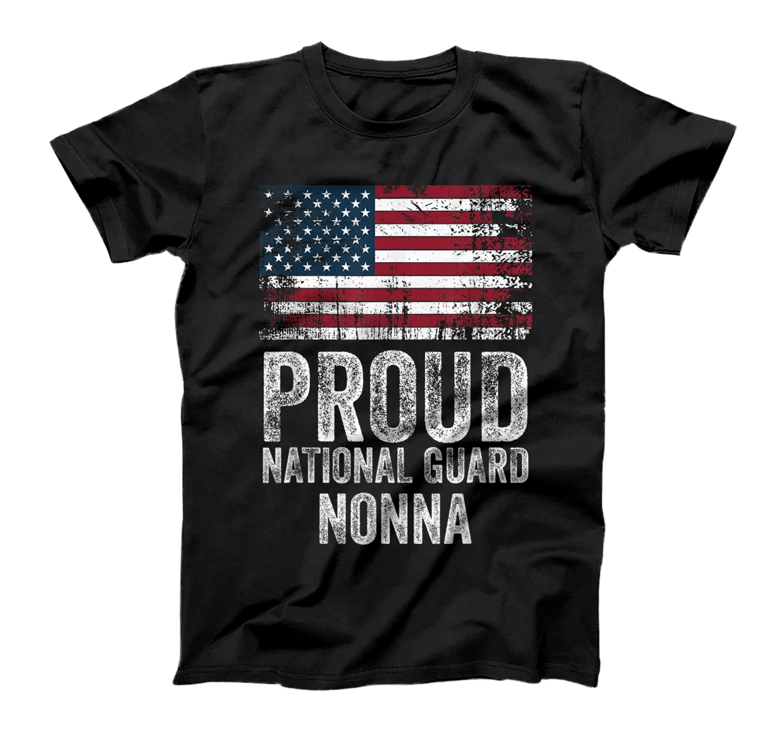 Proud Army National Guard Nonna Shirt For Veterans Day T-Shirt