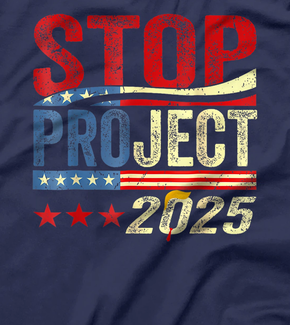 Stop Project 2025 Trump'S Project Anti Trump T-Shirt