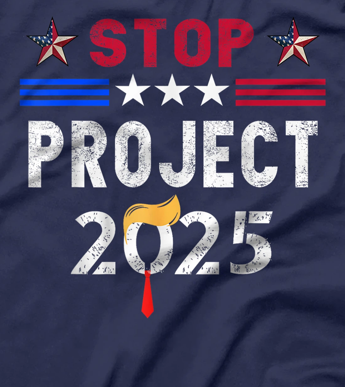 Stop Project 2025 Trump's Project Anti Trump T-Shirt