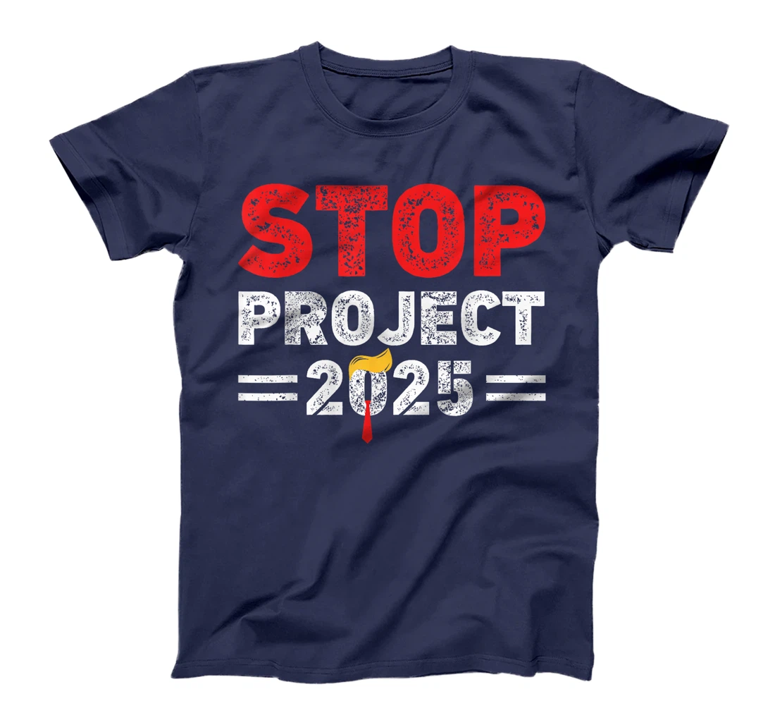 Vintage Stop Project 2025 Trump's Project Anti Trump MEME T-Shirt