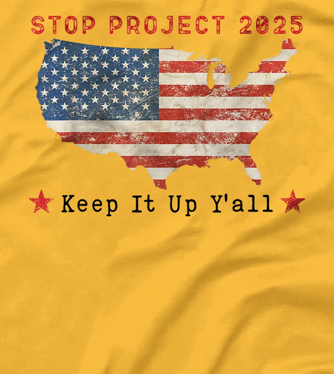 Stop Project 2025 pro Democracy Anti Trump Election 2024 T-Shirt