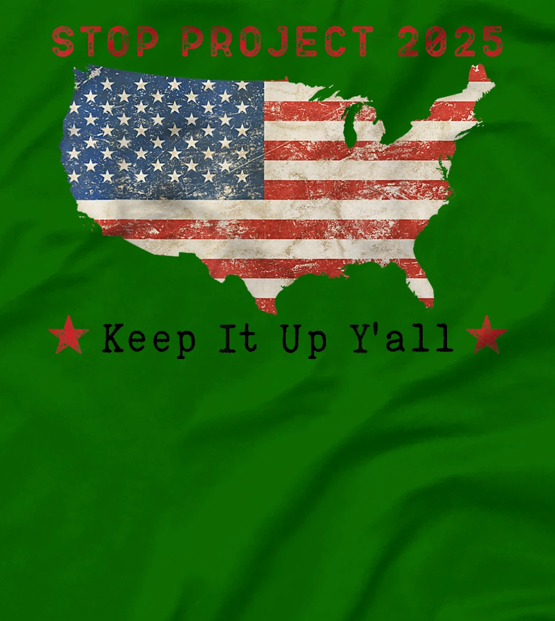 Stop Project 2025 pro Democracy Anti Trump Election 2024 T-Shirt