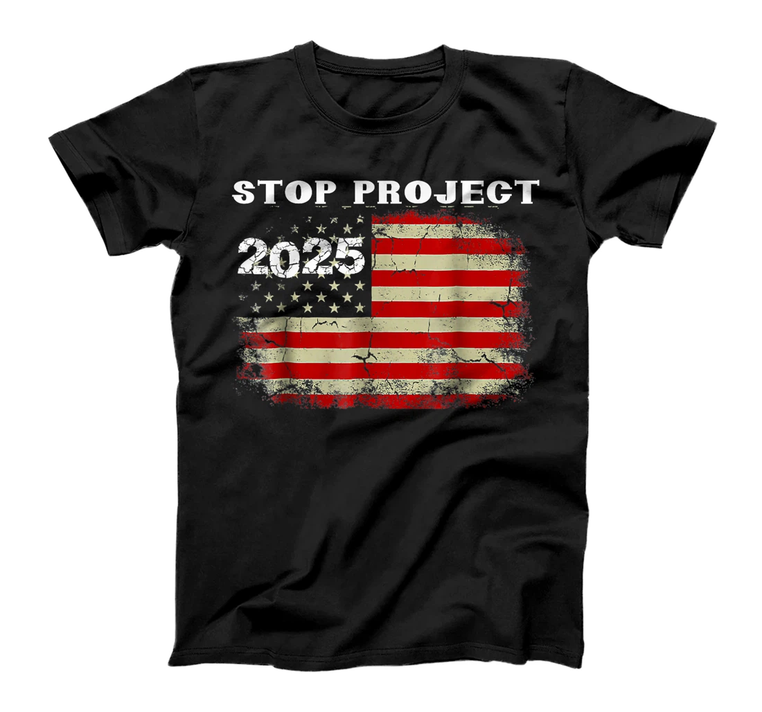 Stop Project 2025 Look It Up Y’all funny retro Trump T-Shirt