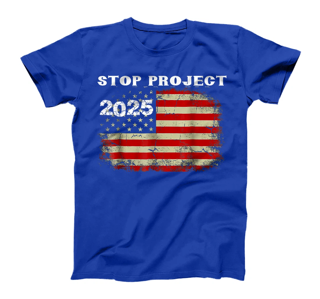 Stop Project 2025 Look It Up Y’all funny retro Trump T-Shirt