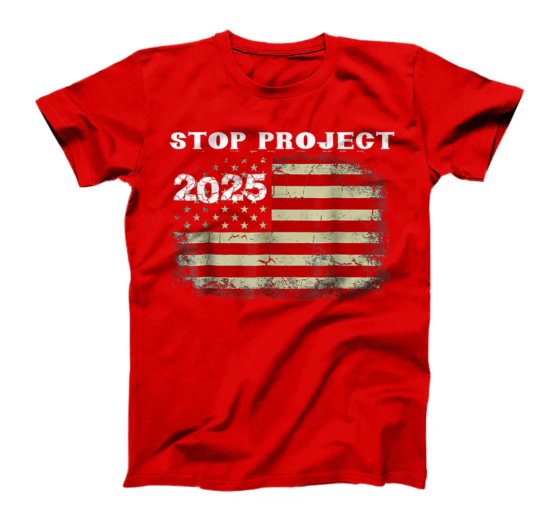 Stop Project 2025 Look It Up Y’all funny retro Trump T-Shirt