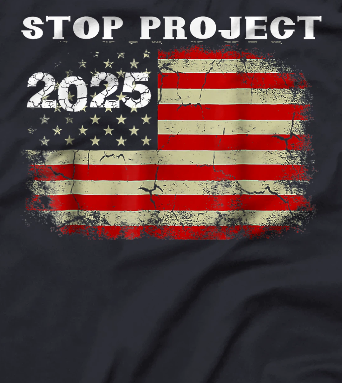 Stop Project 2025 Look It Up Y’all funny retro Trump T-Shirt