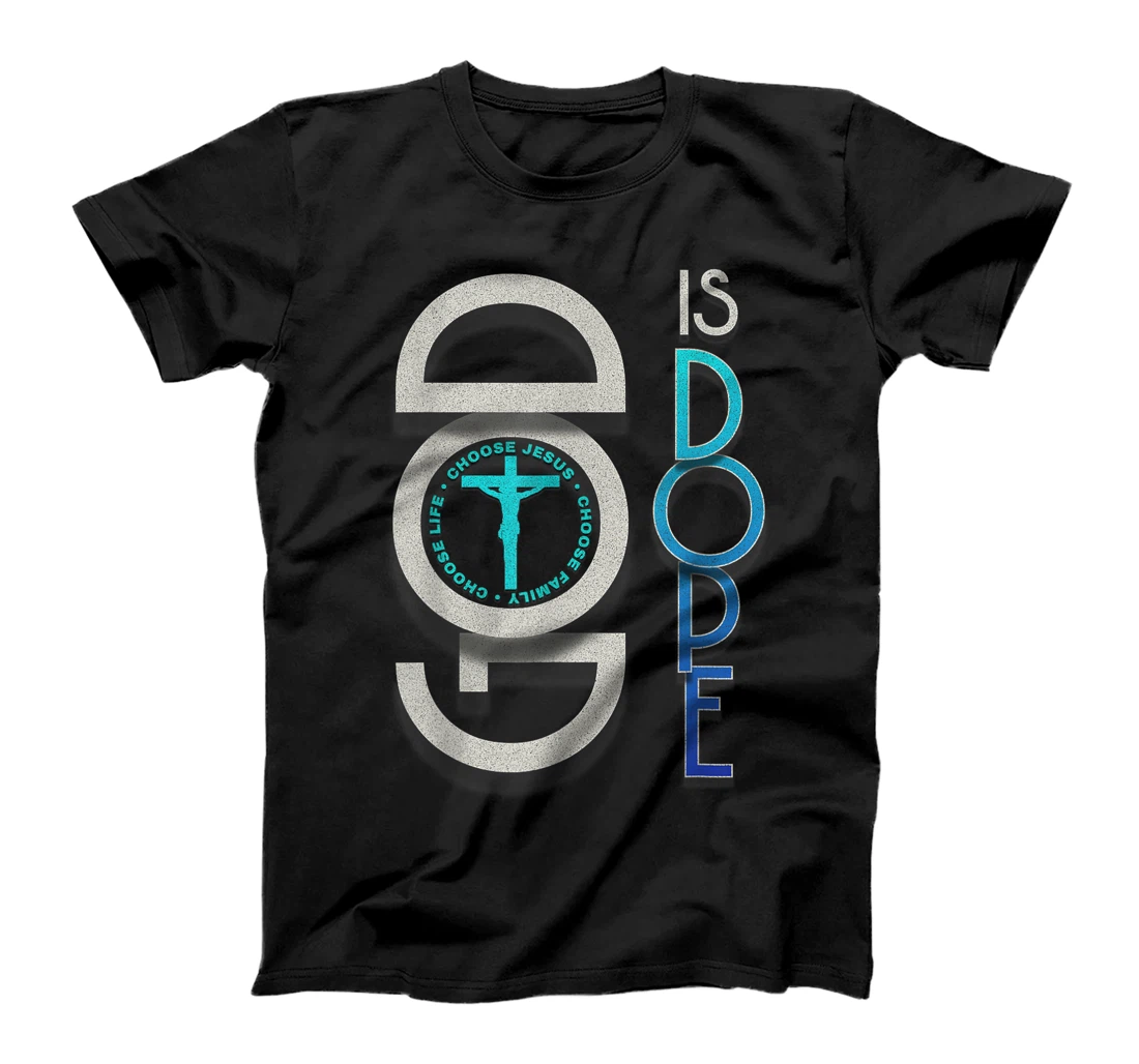 God Is Dope Black Queens Of Faith Melanin Religious T-Shirt