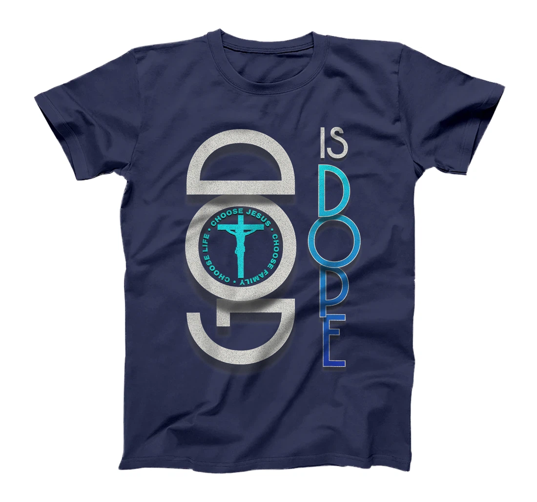 God Is Dope Black Queens Of Faith Melanin Religious T-Shirt