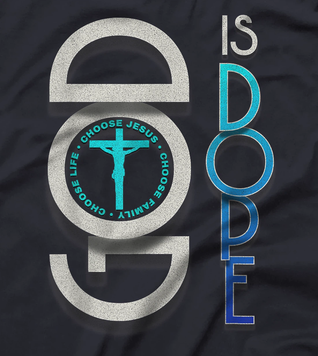God Is Dope Black Queens Of Faith Melanin Religious T-Shirt