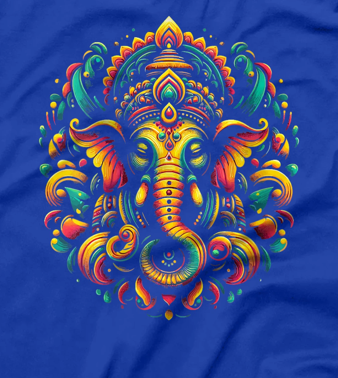 Womens Ganesh Symbol Yoga Hindu Elephant God Ganesha Puja T-Shirt