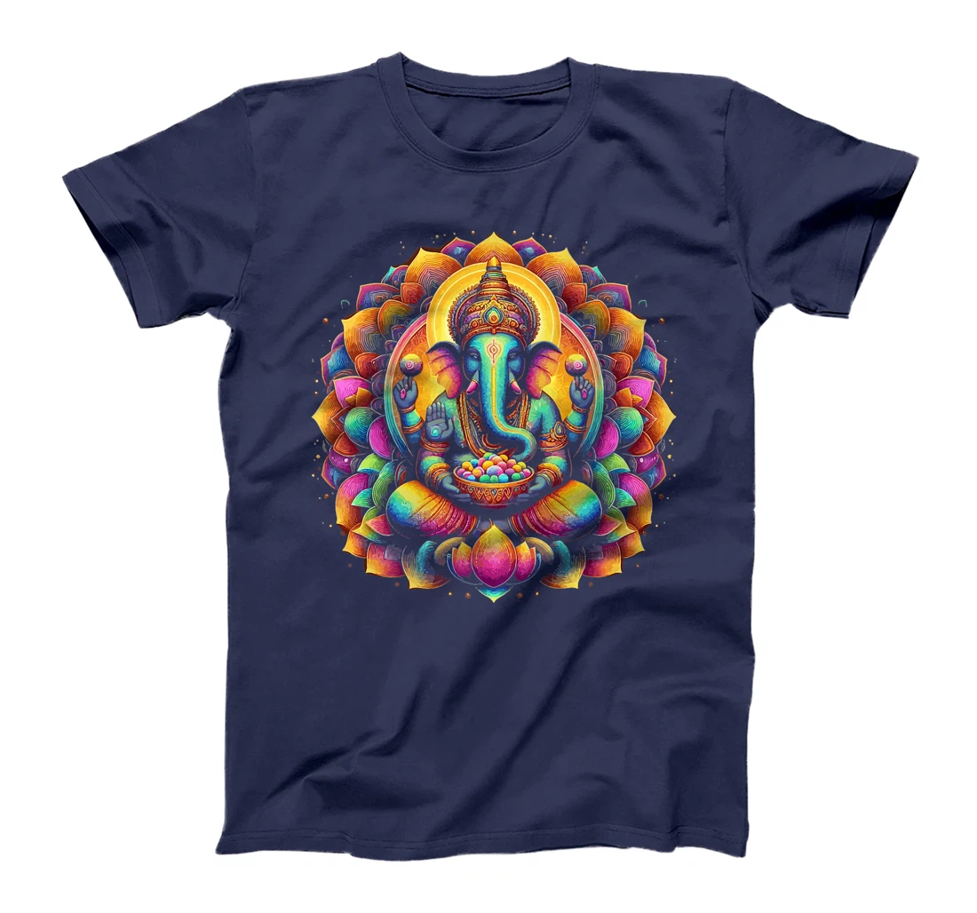 Ganesh Symbol Yoga Hindu Elephant God Ganesha Puja Premium T-Shirt