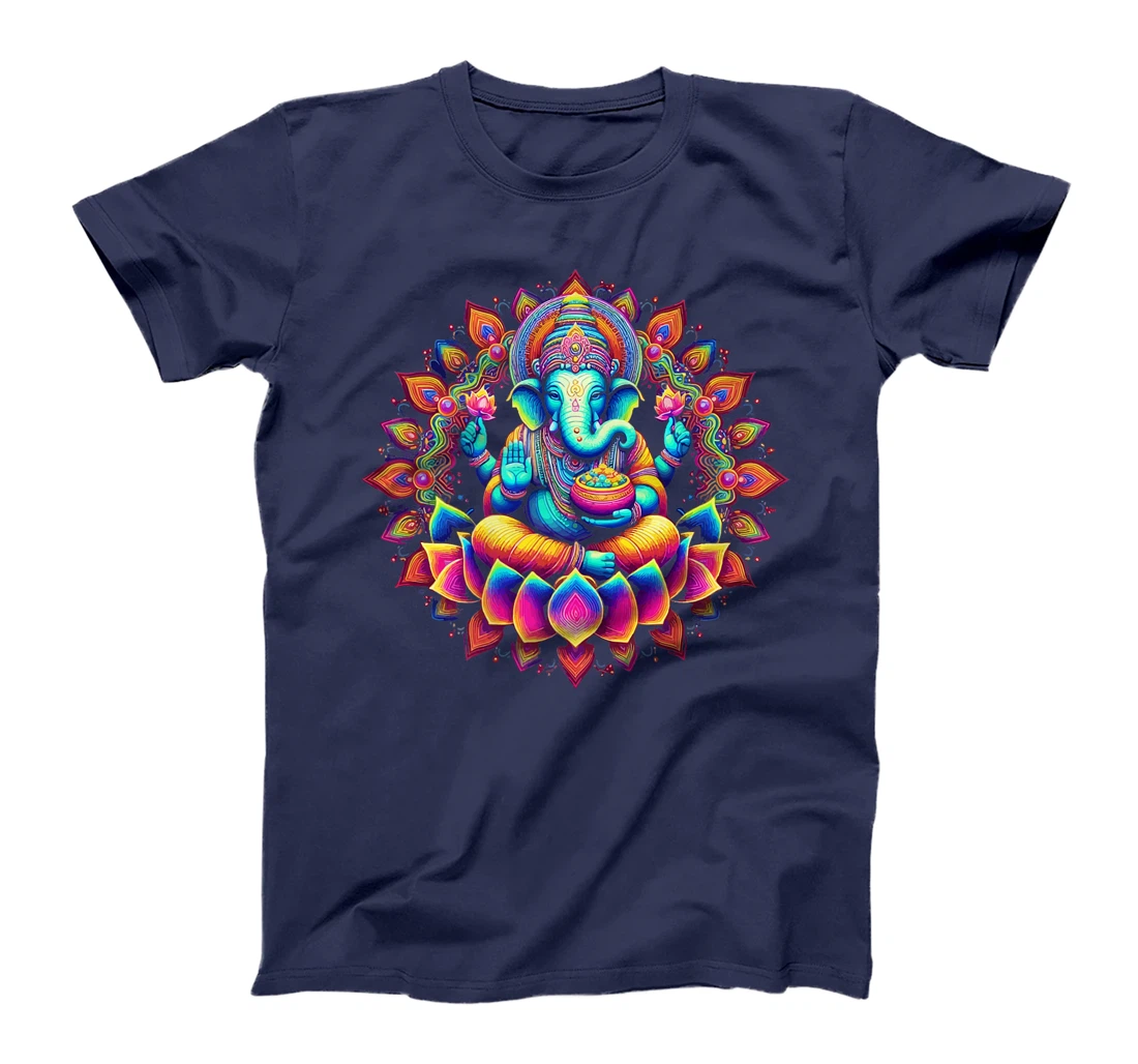 Ganesh Symbol Yoga Hindu Elephant God Ganesha Puja Premium T-Shirt