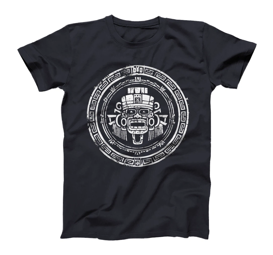 Aztec God Aztec Culture Mayan Indigenous Tlaloc Statue Premium T-Shirt