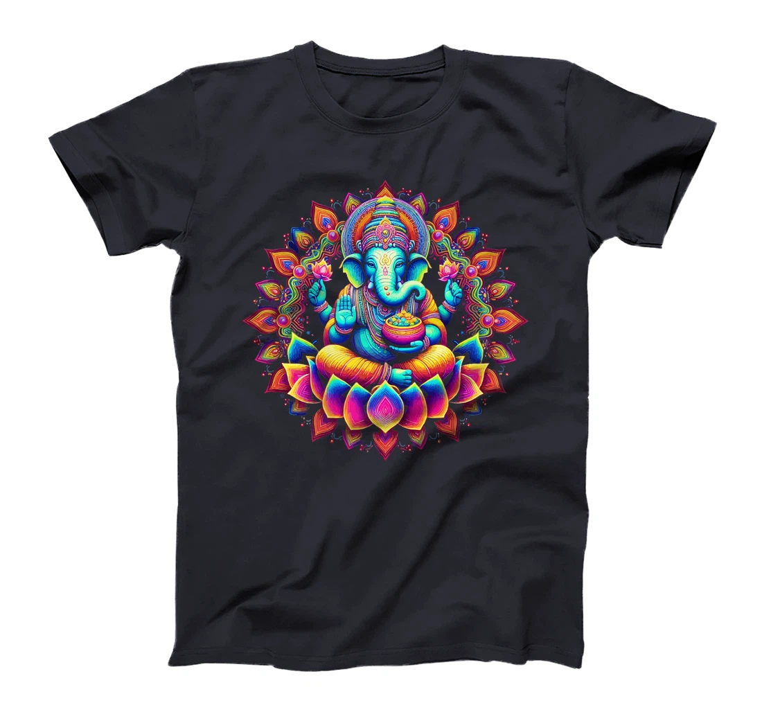 Ganesh Symbol Yoga Hindu Elephant God Ganesha Puja Premium T-Shirt