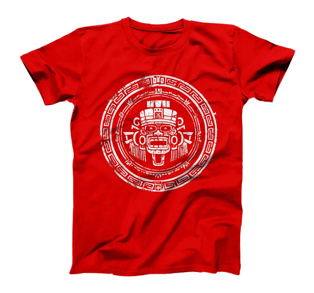 Aztec God Aztec Culture Mayan Indigenous Tlaloc Statue Premium T-Shirt
