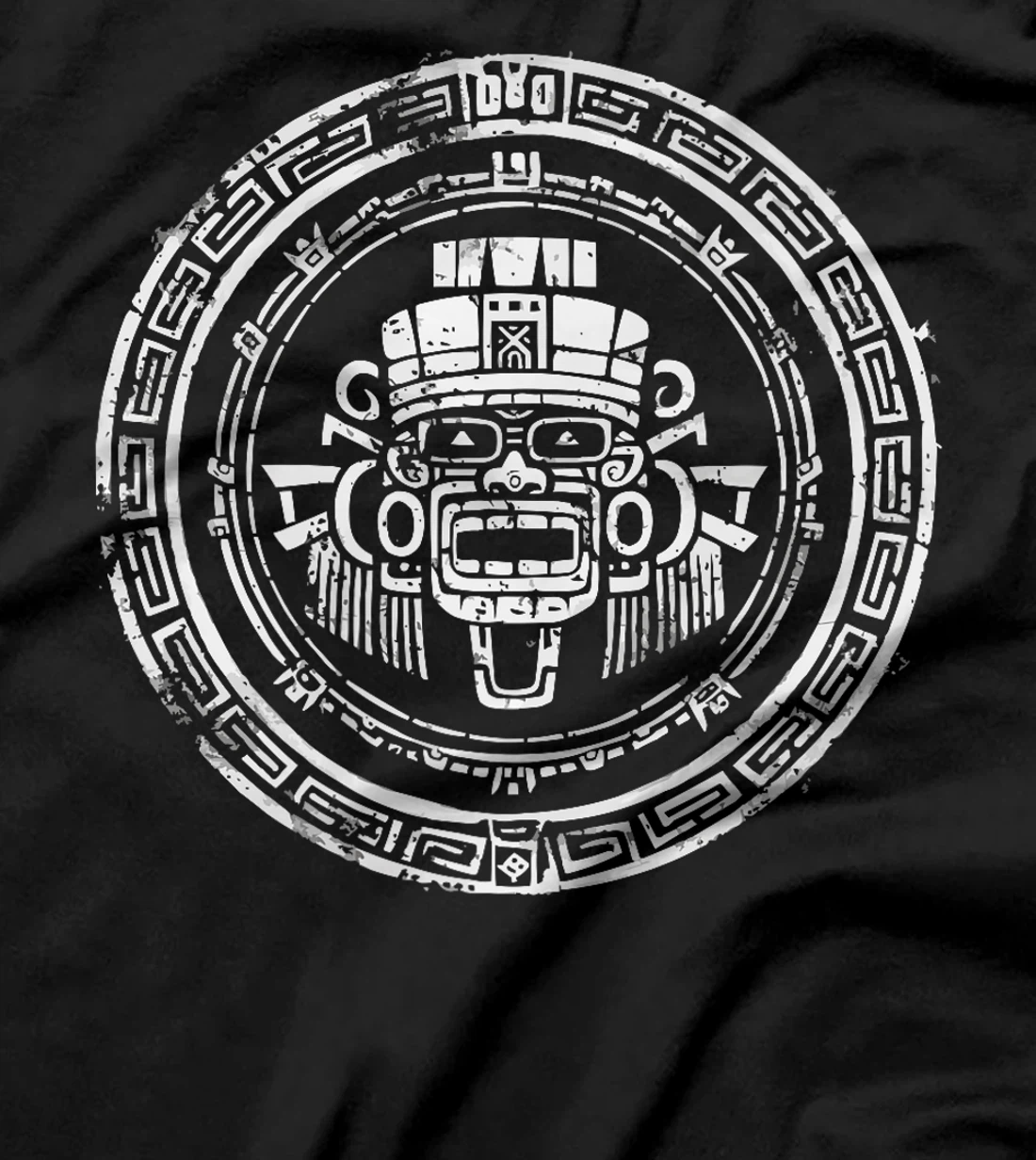 Aztec God Aztec Culture Mayan Indigenous Tlaloc Statue Premium T-Shirt