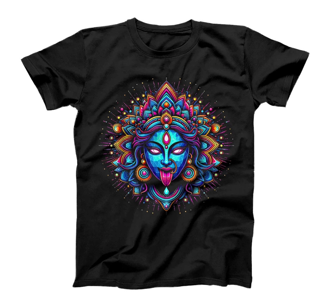 Kali Ma Hindu Goddess Of Death Hindu Mother Fierce Warrior T-Shirt