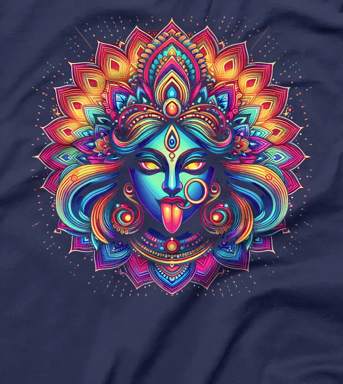 Kali Ma Hindu Goddess Of Death Hindu Mother Fierce Warrior Premium T-Shirt