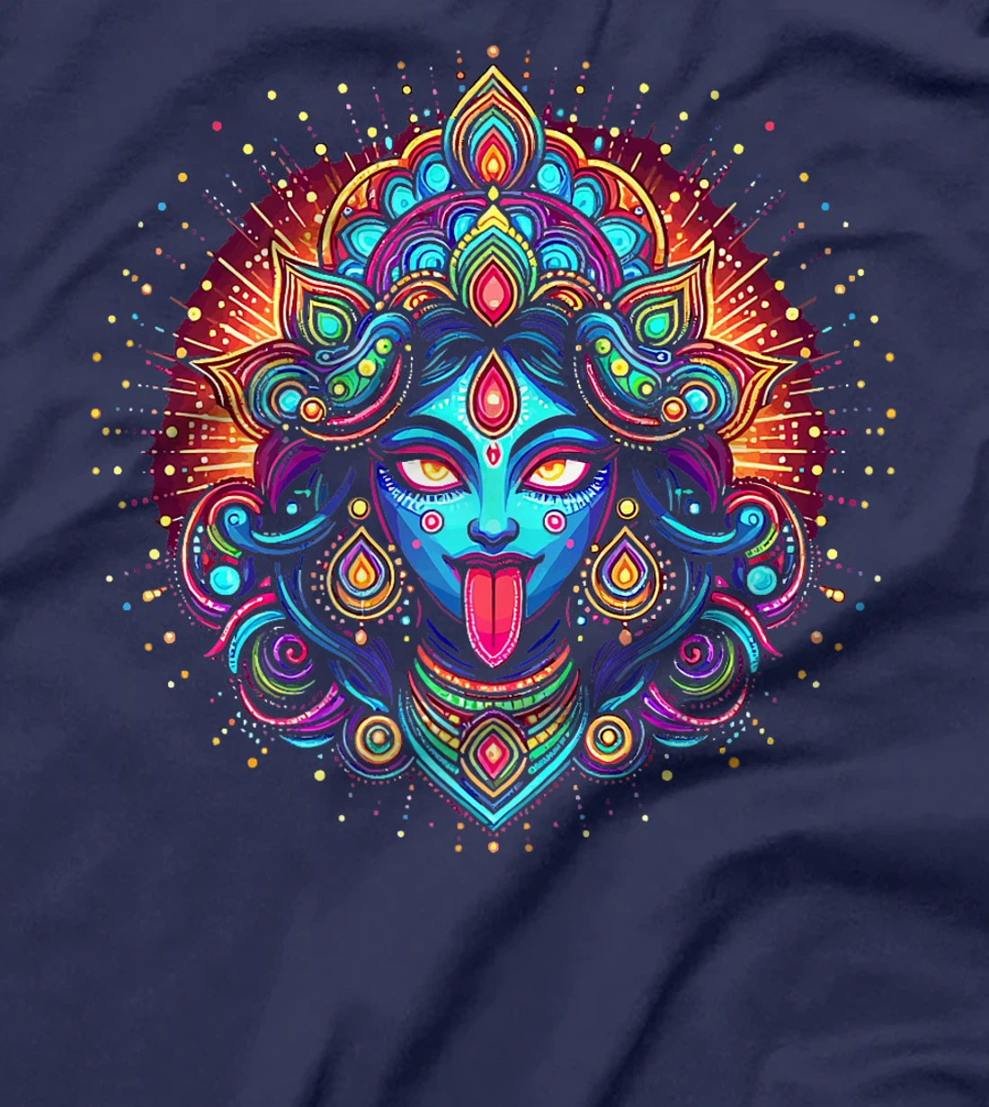 Kali Ma Hindu Goddess Of Death Hindu Mother Fierce Warrior Premium T-Shirt