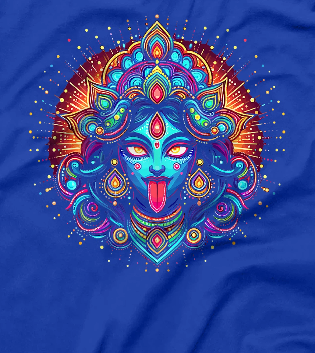 Kali Ma Hindu Goddess Of Death Hindu Mother Fierce Warrior Premium T-Shirt