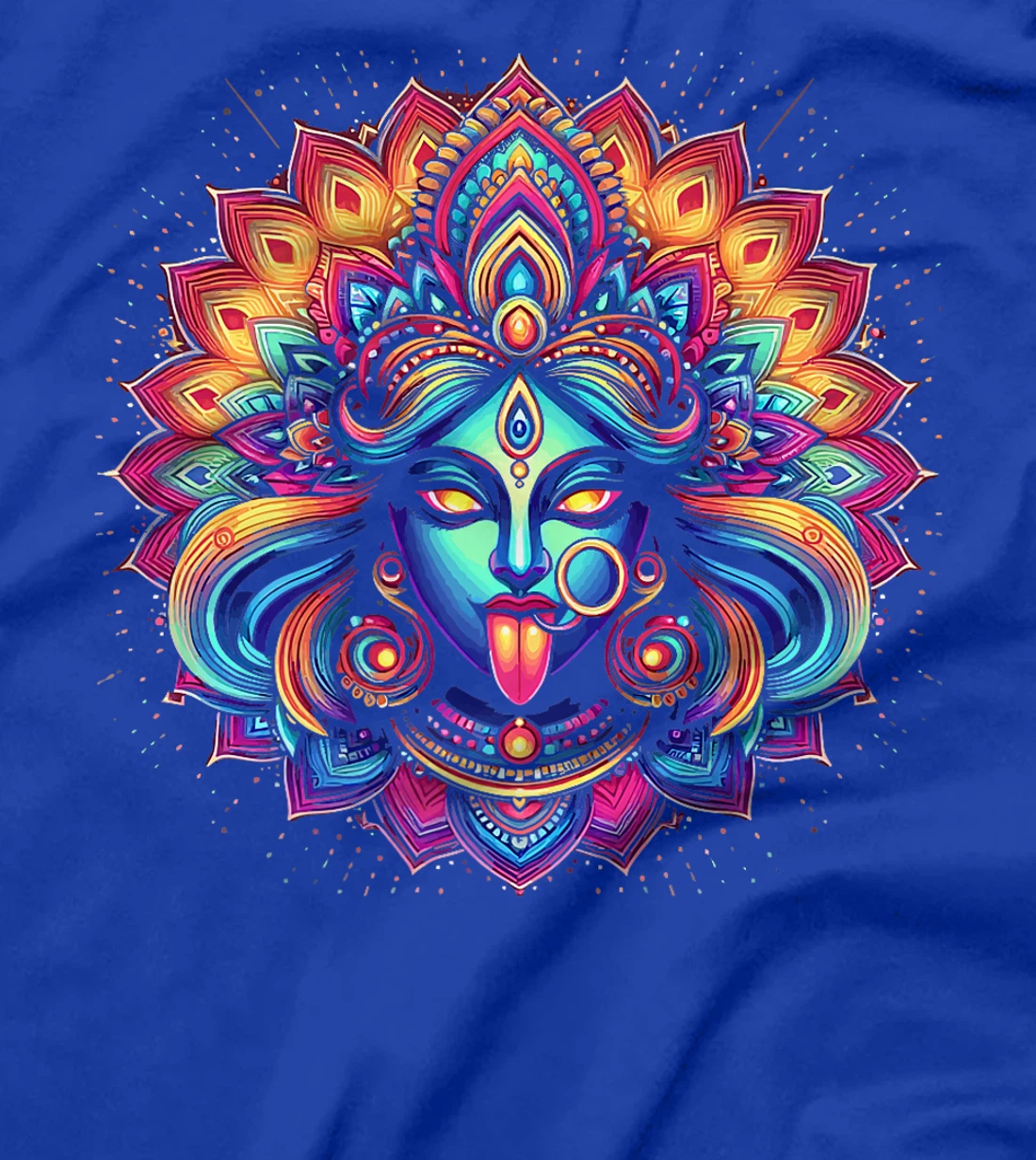 Kali Ma Hindu Goddess Of Death Hindu Mother Fierce Warrior Premium T-Shirt