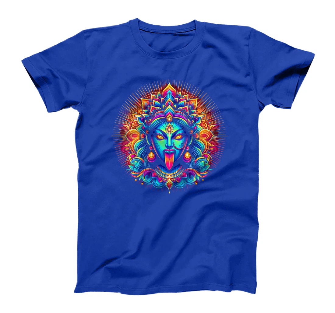 Womens Kali Ma Hindu Goddess Of Death Hindu Mother Fierce Warrior T-Shirt