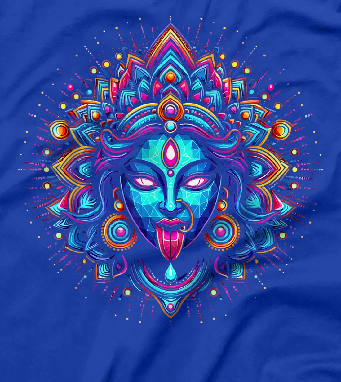 Kali Ma Hindu Goddess Of Death Hindu Mother Fierce Warrior T-Shirt