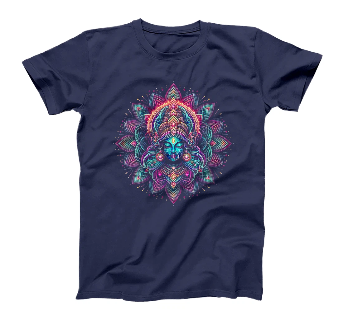 Womens Kali Ma Hindu Goddess Of Death Hindu Mother Fierce Warrior T-Shirt