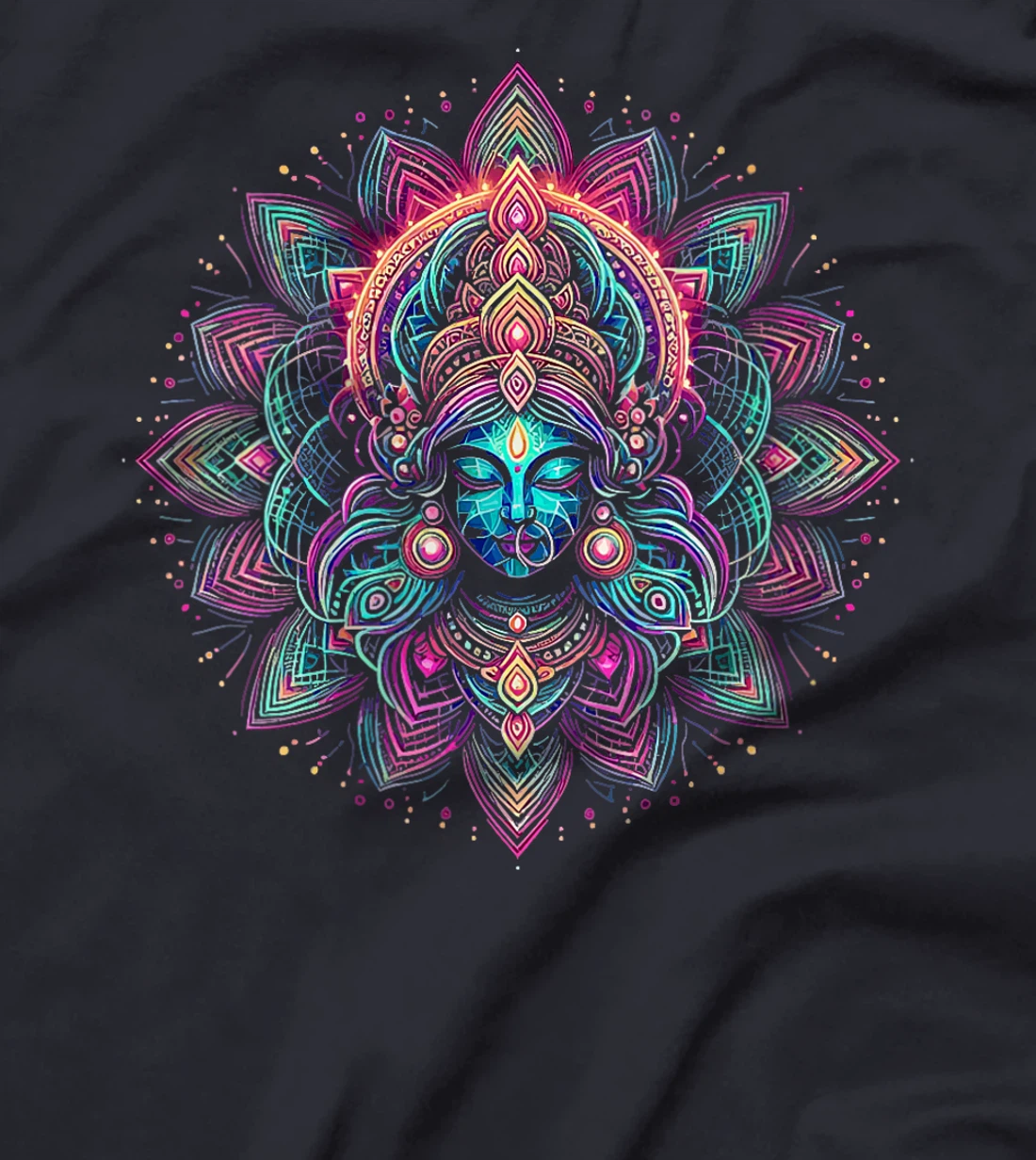 Womens Kali Ma Hindu Goddess Of Death Hindu Mother Fierce Warrior T-Shirt