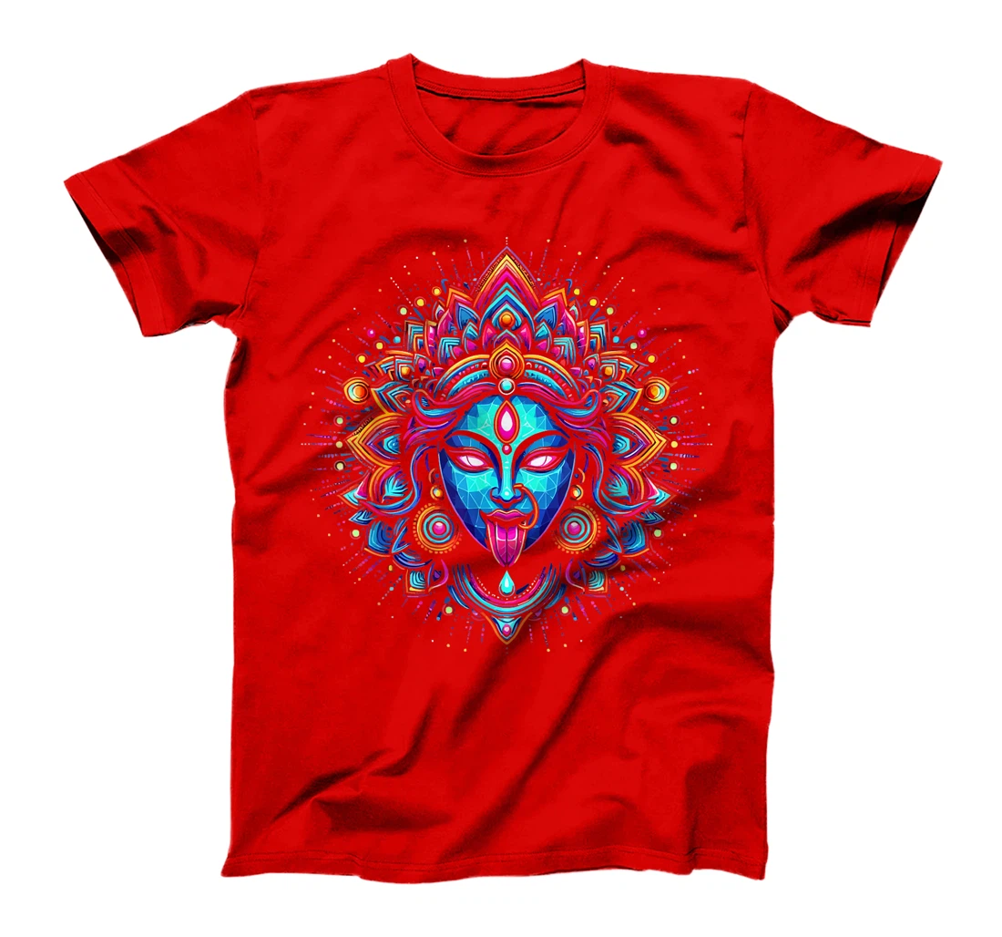 Kali Ma Hindu Goddess Of Death Hindu Mother Fierce Warrior T-Shirt