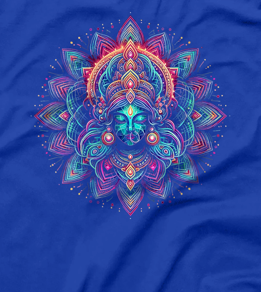 Womens Kali Ma Hindu Goddess Of Death Hindu Mother Fierce Warrior T-Shirt