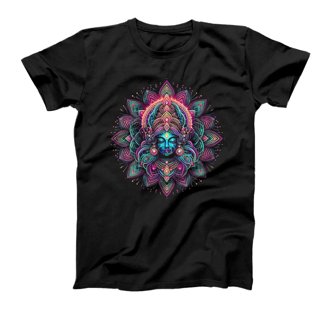 Womens Kali Ma Hindu Goddess Of Death Hindu Mother Fierce Warrior T-Shirt
