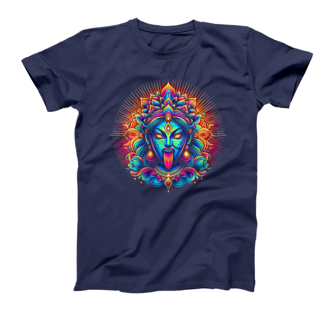 Womens Kali Ma Hindu Goddess Of Death Hindu Mother Fierce Warrior T-Shirt