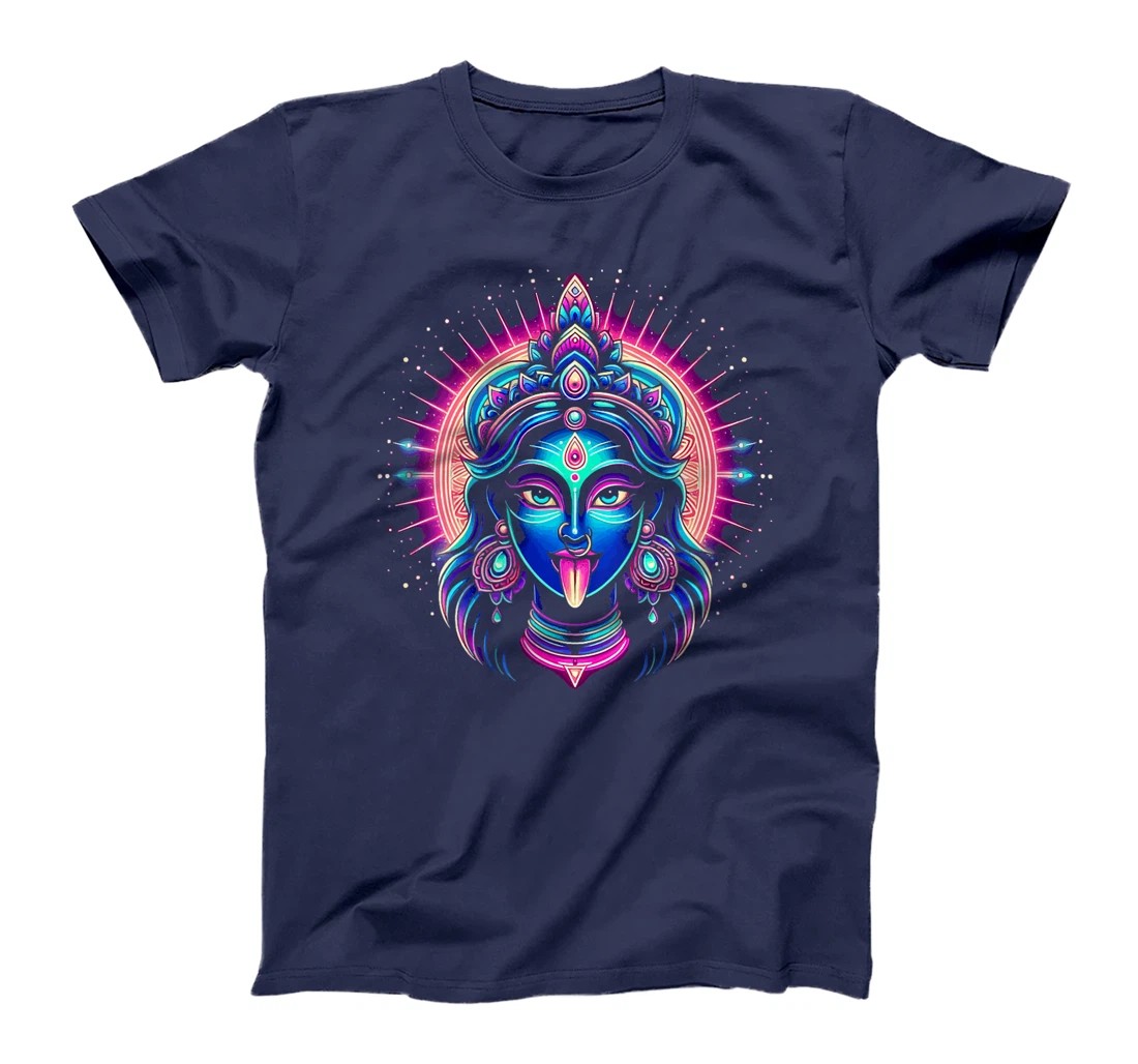 Womens Kali Ma Hindu Goddess Of Death Hindu Mother Fierce Warrior T-Shirt