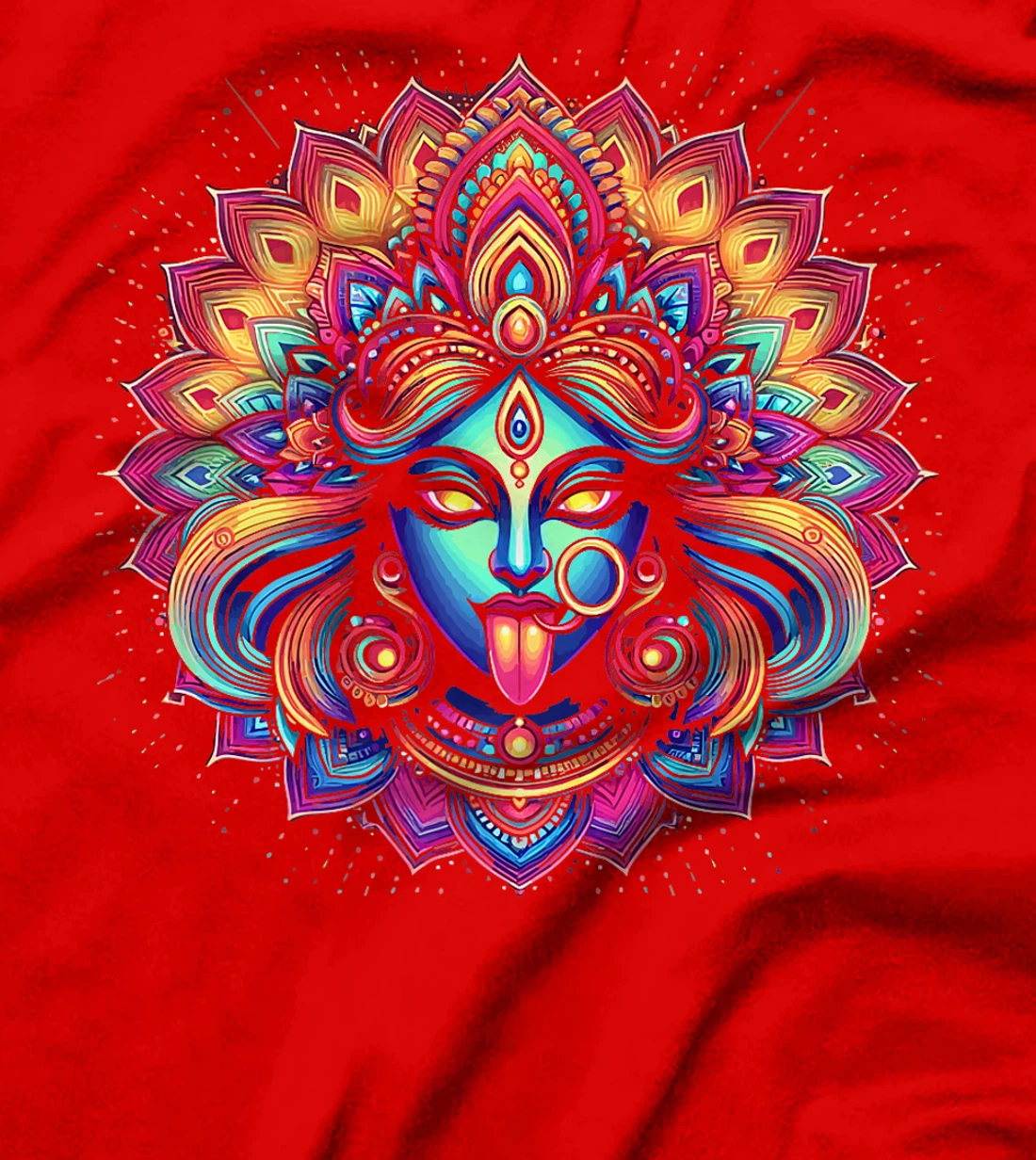 Kali Ma Hindu Goddess Of Death Hindu Mother Fierce Warrior Premium T-Shirt