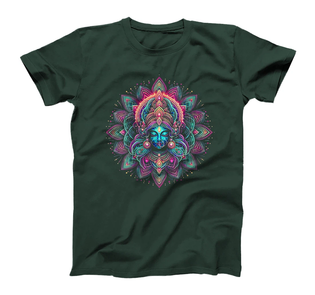 Womens Kali Ma Hindu Goddess Of Death Hindu Mother Fierce Warrior T-Shirt