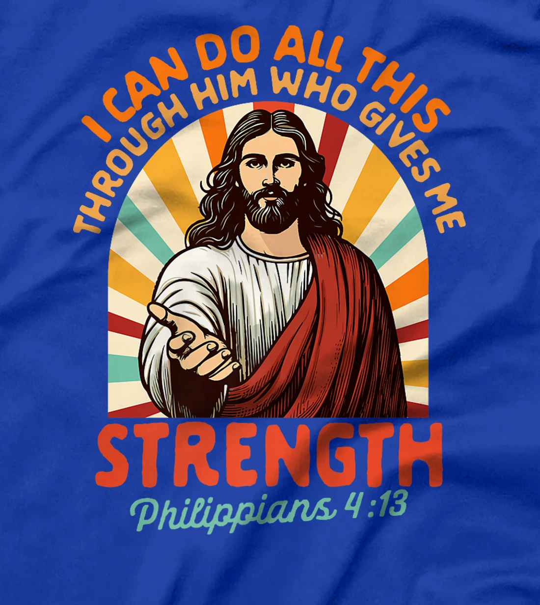 Christian Jesus God Religious I Can Do All This Through Him Premium T-Shirt