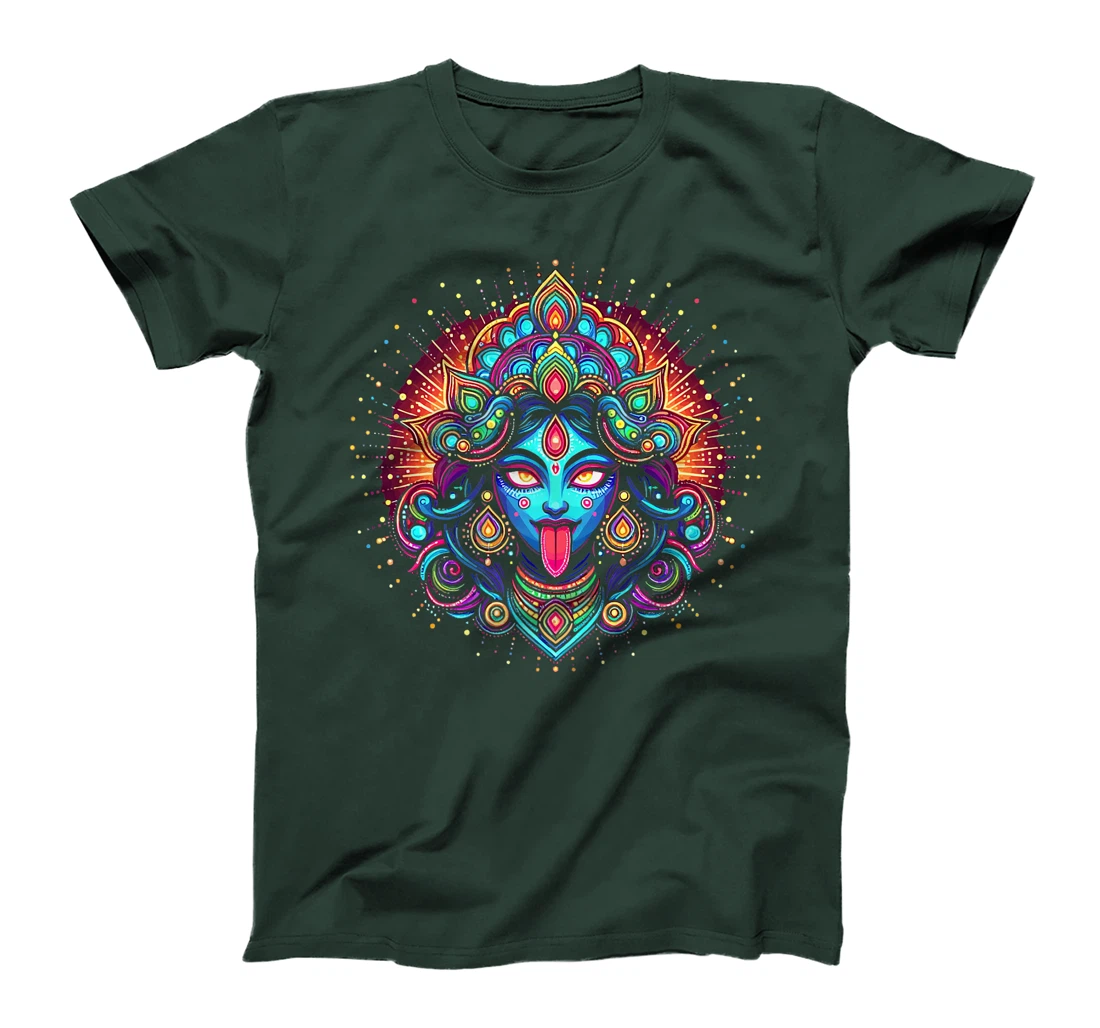 Kali Ma Hindu Goddess Of Death Hindu Mother Fierce Warrior Premium T-Shirt