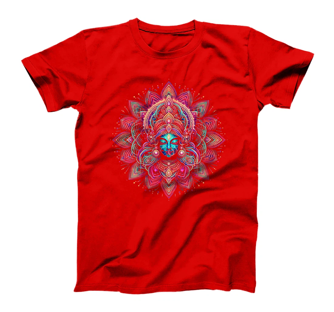 Womens Kali Ma Hindu Goddess Of Death Hindu Mother Fierce Warrior T-Shirt