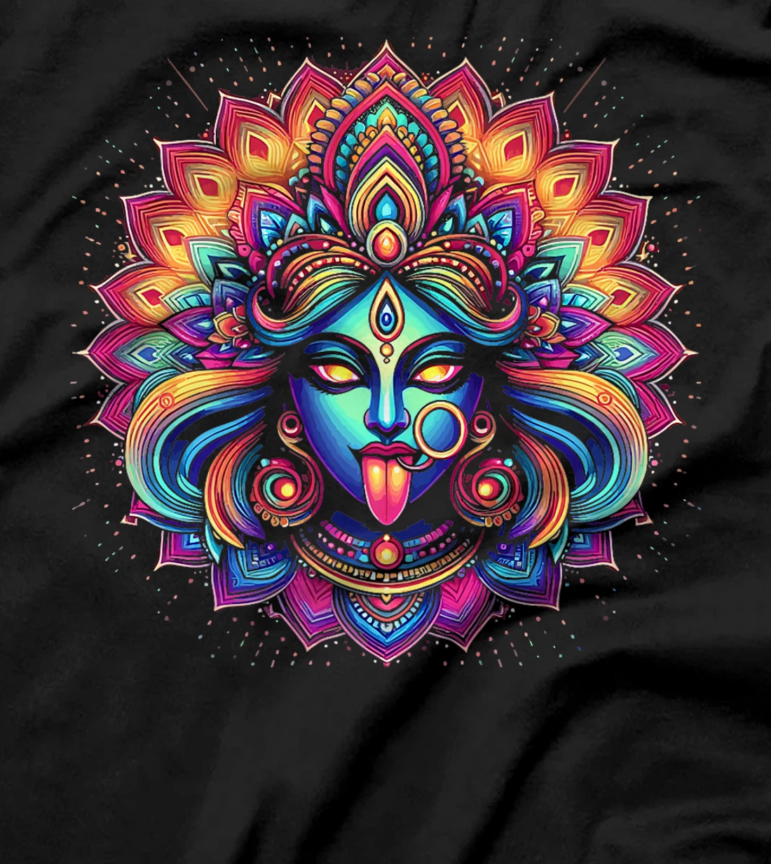 Kali Ma Hindu Goddess Of Death Hindu Mother Fierce Warrior Premium T-Shirt