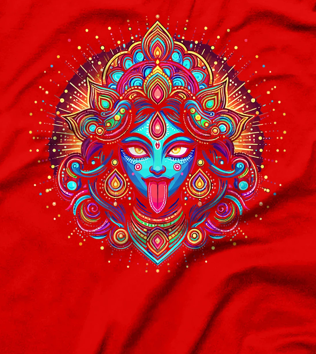 Kali Ma Hindu Goddess Of Death Hindu Mother Fierce Warrior Premium T-Shirt