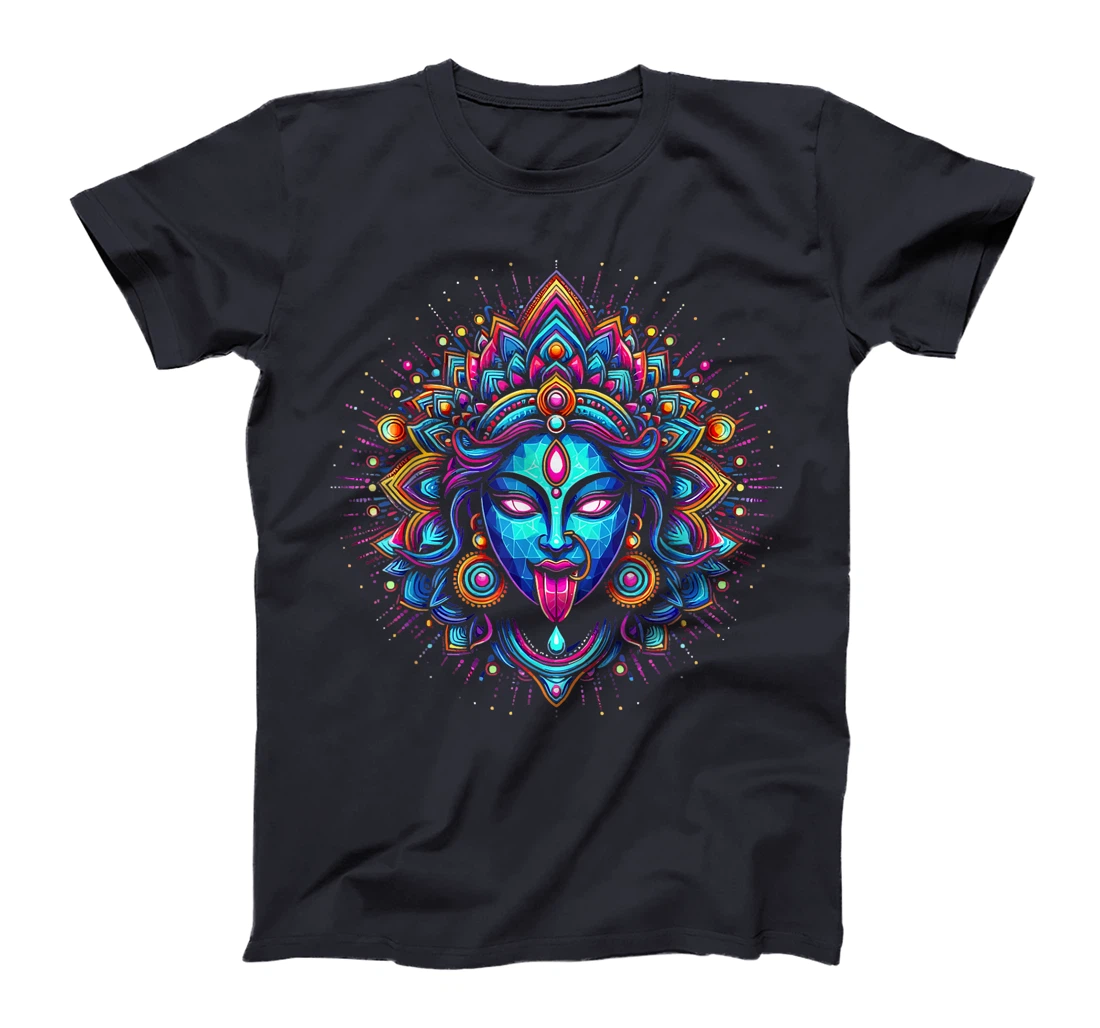 Kali Ma Hindu Goddess Of Death Hindu Mother Fierce Warrior T-Shirt